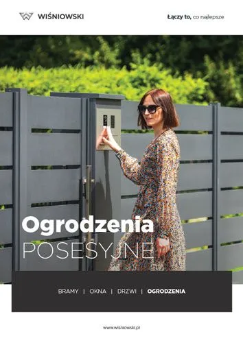 Okładka skróconego folderu ogrodzeń posesyjnych WIŚNIOWSKI