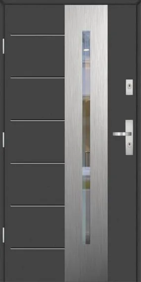 Drzwi KMT 90 Supertherm 13s1 inox/czarny Drzwi KMT 90 Supertherm 13s1 inox/czarny Bydgoszcz – CARPENTER