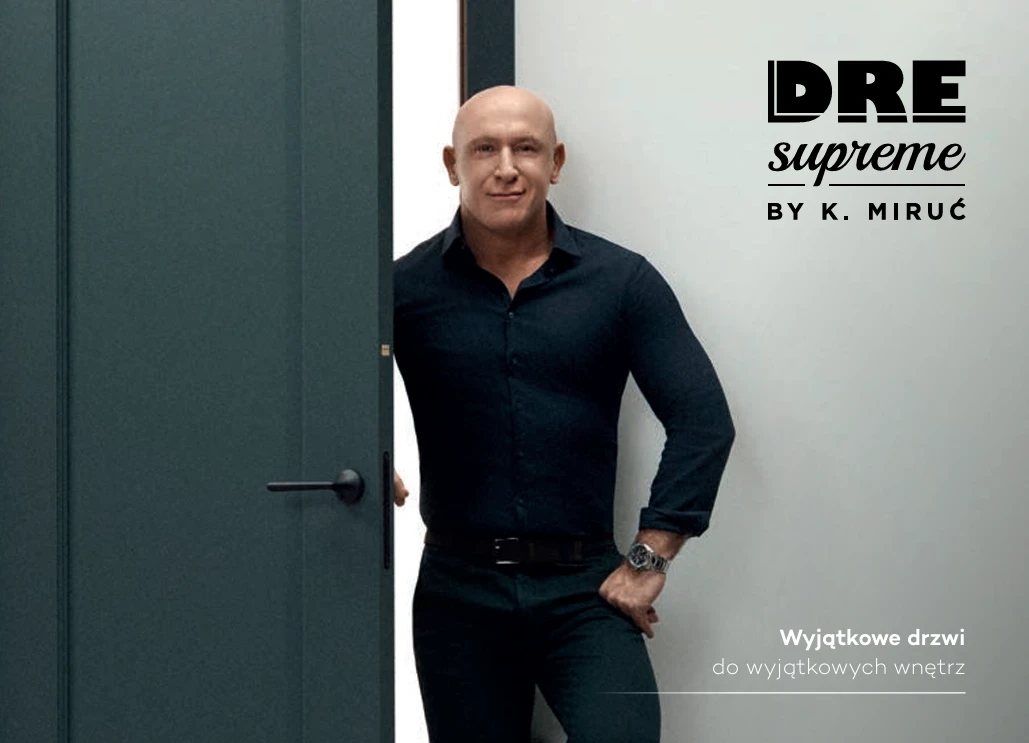 Drzwi wewnętrzne DRE Supreme by K. Miruć w ofercie CARPENTER Bydgoszcz